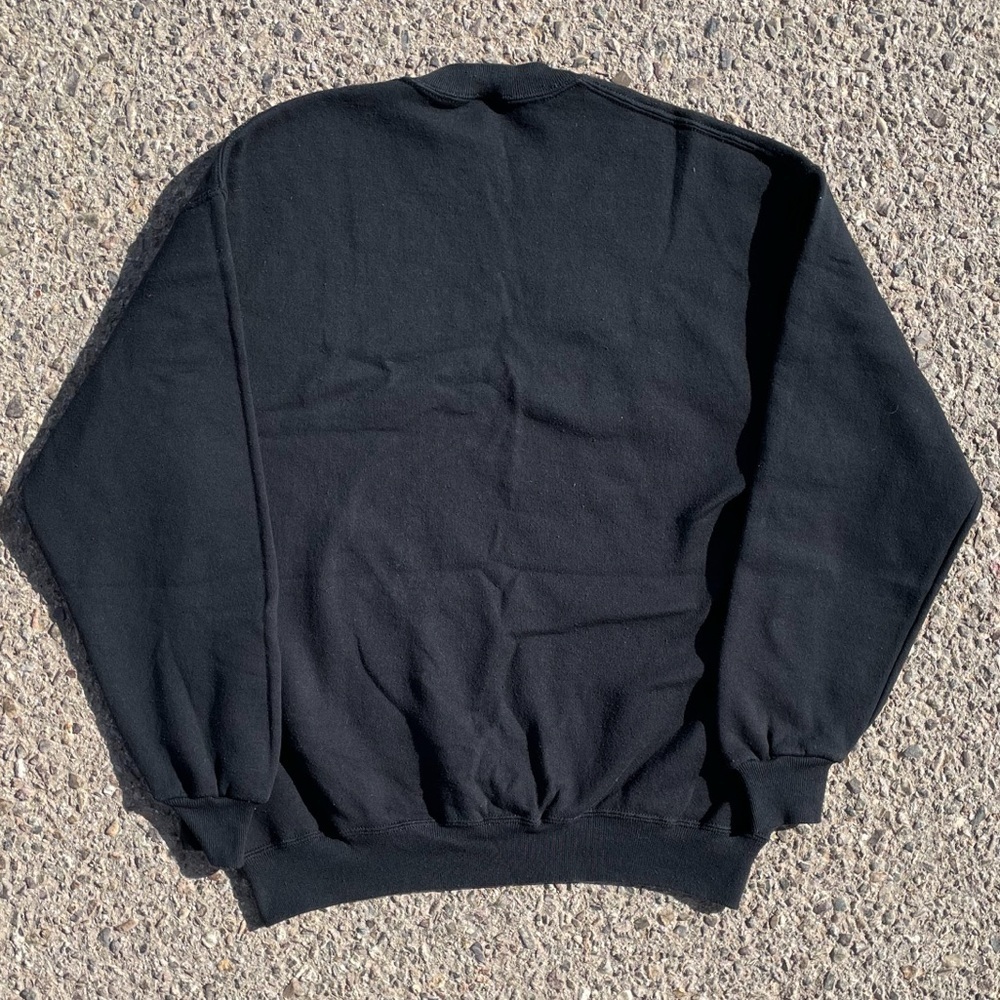 F22 Blackbird Jet Vtg 1991 Jerzees Crewneck Sweatshirt Men’s Size (XL Fits M) - Picture 2 of 7